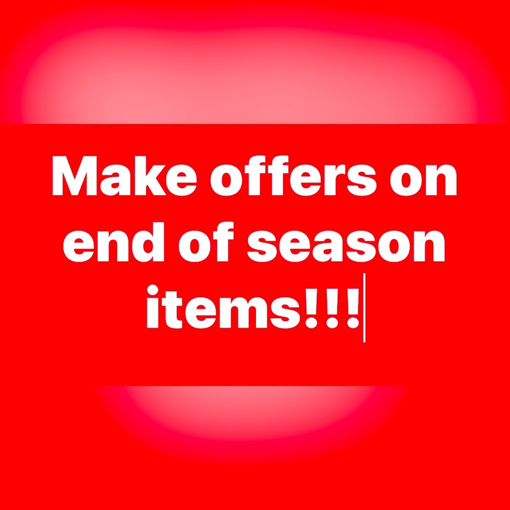 End of Season Sale Announcement